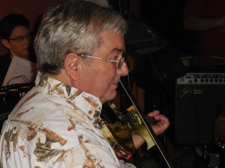 Raymond Cormier on fiddle