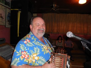Don Fontenot on the accordian