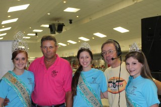 Terrel Aymond and Mark with the Festival Queens