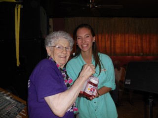 Tante Sue with our winner from Ponchatoula