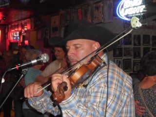 Mark Young sat in on a few fiddle and accordion tunes